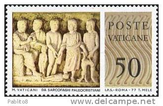 CITTÀ DEL VATICANO VATICAN VATIKAN 1977 MUSEI VATICANI MUSEUMS SERIE COMPLETA COMPLETE SET USATA USED OBLITERE' - Usados