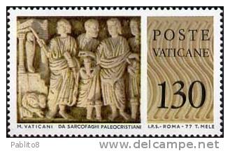 CITTÀ DEL VATICANO VATICAN VATIKAN 1977 MUSEI VATICANI MUSEUMS SERIE COMPLETA COMPLETE SET USATA USED OBLITERE' - Used Stamps