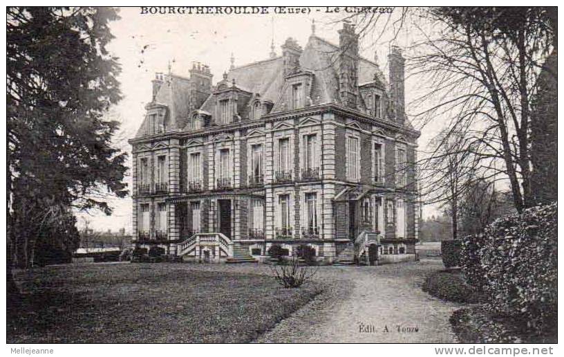 Cpa Bourgtheroulde (27) Chateau - Bourgtheroulde