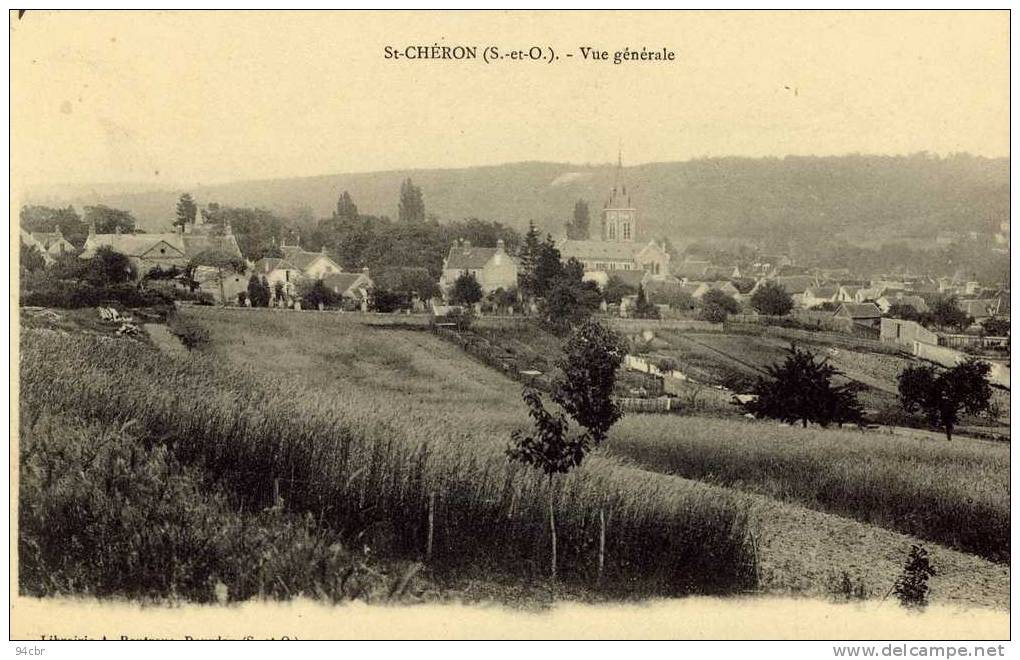 CPA (91)   SAINT CHERON    Vue Generale - Saint Cheron