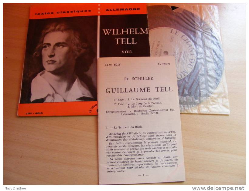 SCHILLER  ...GUILLAUME TELL - Opera