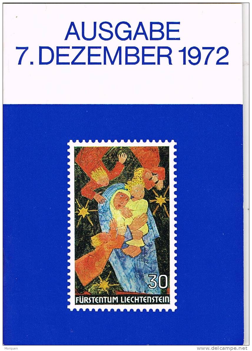 Libro 50 Hojas. LIECHTENSTEIN.  Ausgabe 7 Dezember 1972 - Variétés