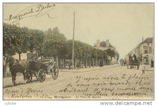 Montgeron - La Place Du Marché     1905 - Montgeron
