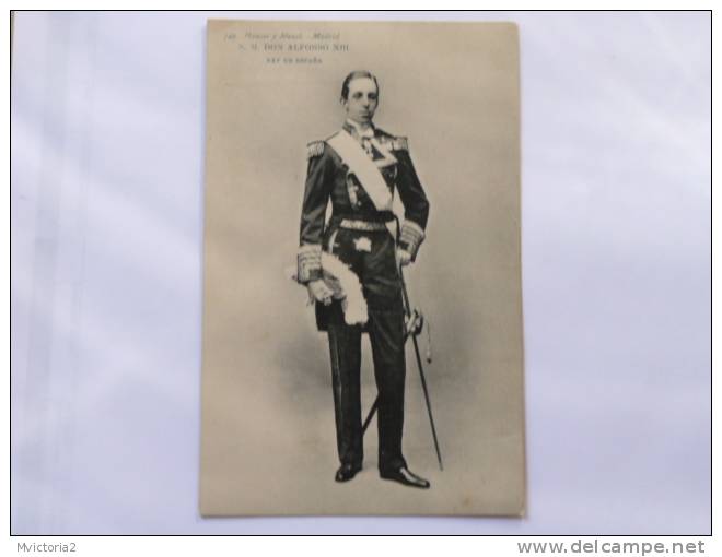 S.M DON ALFONSO XIII - Familles Royales