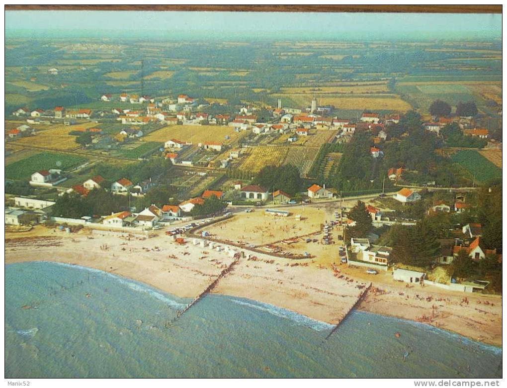 44 - LES MOUTIERS-en-RETZ - Vue Générale Aérienne. (CPSM) - Les Moutiers-en-Retz