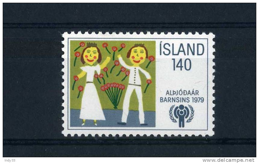 - ISLANDE . TIMBRE SUR L´ENFANCE 1979 . NEUF SANS CHARNIERE - Neufs