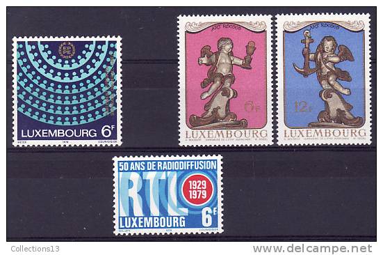 LUXEMBOURG - 943/945 + 947** Cote 4,55 Euros Depart A 10% - Unused Stamps
