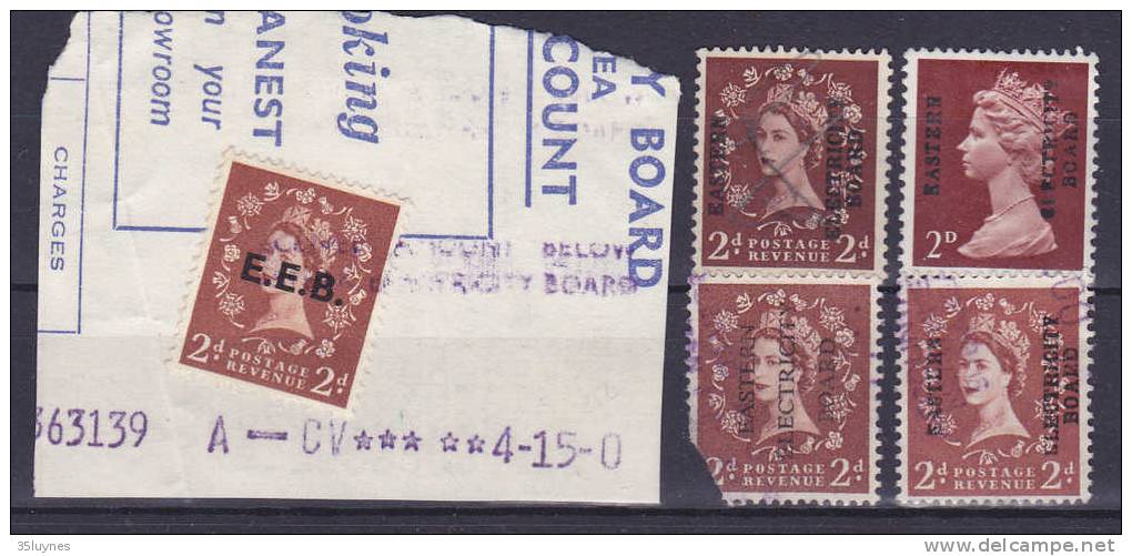 Grande Bretagne - Electricité/Electricity - Security Overprint -Eastern Electricity Board (13) - Elektriciteit