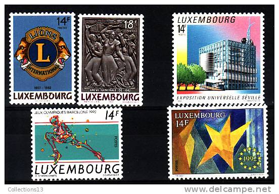 LUXEMBOURG - 1245/1248 + 1255** Cote 7,40 Euros Depart A 10% - Unused Stamps