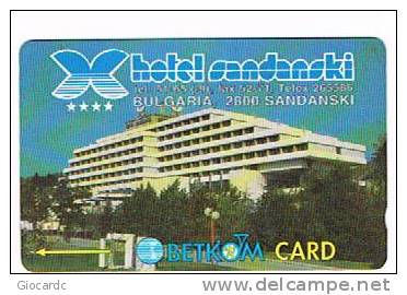 BULGARIA - GPT - BETKOM 1997 HOTEL SANDANSKI - CODE 51BULG - USATA (USED) - RIF. 7540 - Bulgarie