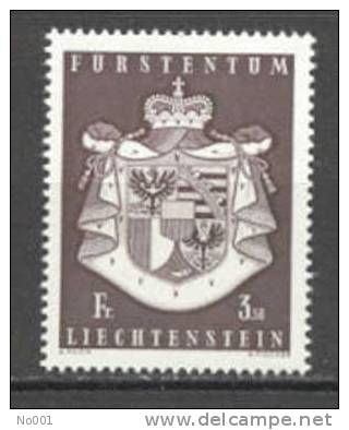 Liechtenstein  455   * *  TB  Armoirie Cote 4.5 Euro - Neufs