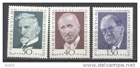 Liechtenstein  510/512  * *  TB   Cote 2.75 Euro - Unused Stamps