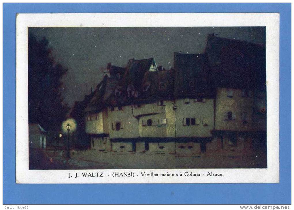 JJ WALTZ DIT HANSI  VIEILLES MAISONS A COLMAR ALSACE - Hansi