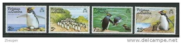TRISTAN DA CUNHA PINGUINS SET MNH - Penguins