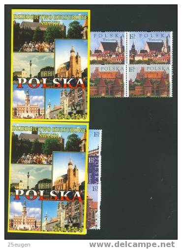 POLAND WORLD CULTURAL HERITAGE 2004  - 2 Booklets  MNH - Booklets