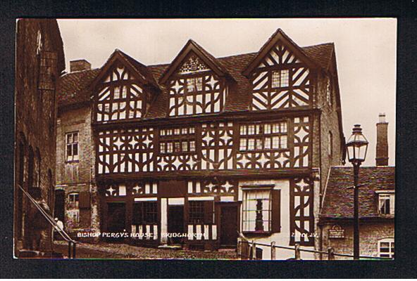 RB 641 -  Early Real Photo Postcard Bishop Pergy's House Bridgnorth Shropshire - Shropshire
