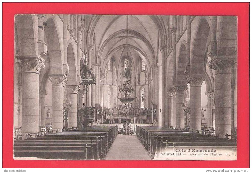 °°° CPA 22  SAINT CAST - Intérieur De L'Eglise More SAINT-CAST LISTED FOR SALE - Saint-Cast-le-Guildo