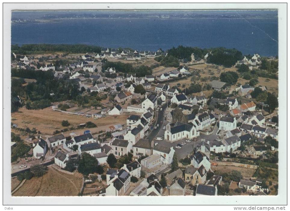 Larmor-Baden. Vue Aérienne. Le Centre. - Larmor-Plage