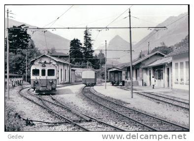 Chemin De Fer, Train Gare D'Acquarossa 1971 Photo Todt BVA 210.10 BA - Acquarossa