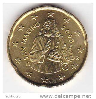 Coin San Marino 0.20 Euro 2005 - San Marino