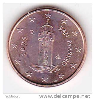 Coin San Marino 0.01 Euro 2006 -  Three Towers Of San Marino - Montale - San Marino