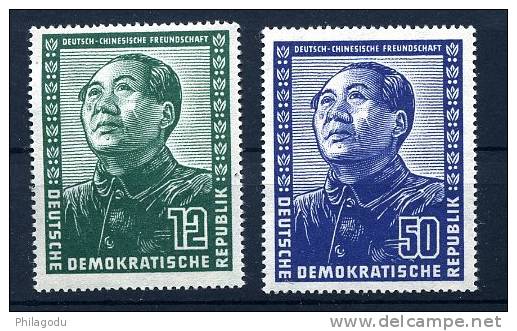 Président MAO  DDR ** Yv 38 40  Michel 286 288 **  Cote 180 E  Mint NH - Unused Stamps