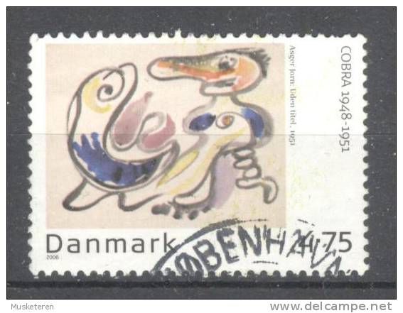 Denmark 2006 Mi. 1446 4.75 Kr COBRA Painting Gemälde Von Asger Jorn - Oblitérés