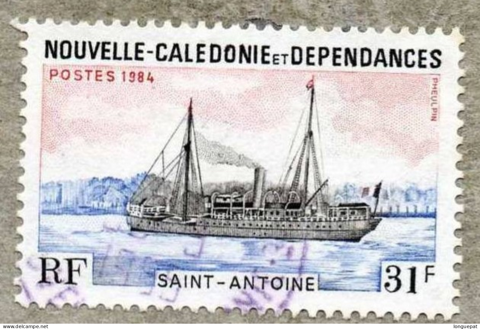 NOUVELLE-CALEDONIE  : Bateaux Anciens : Le "Saint Antoine" - Gebraucht