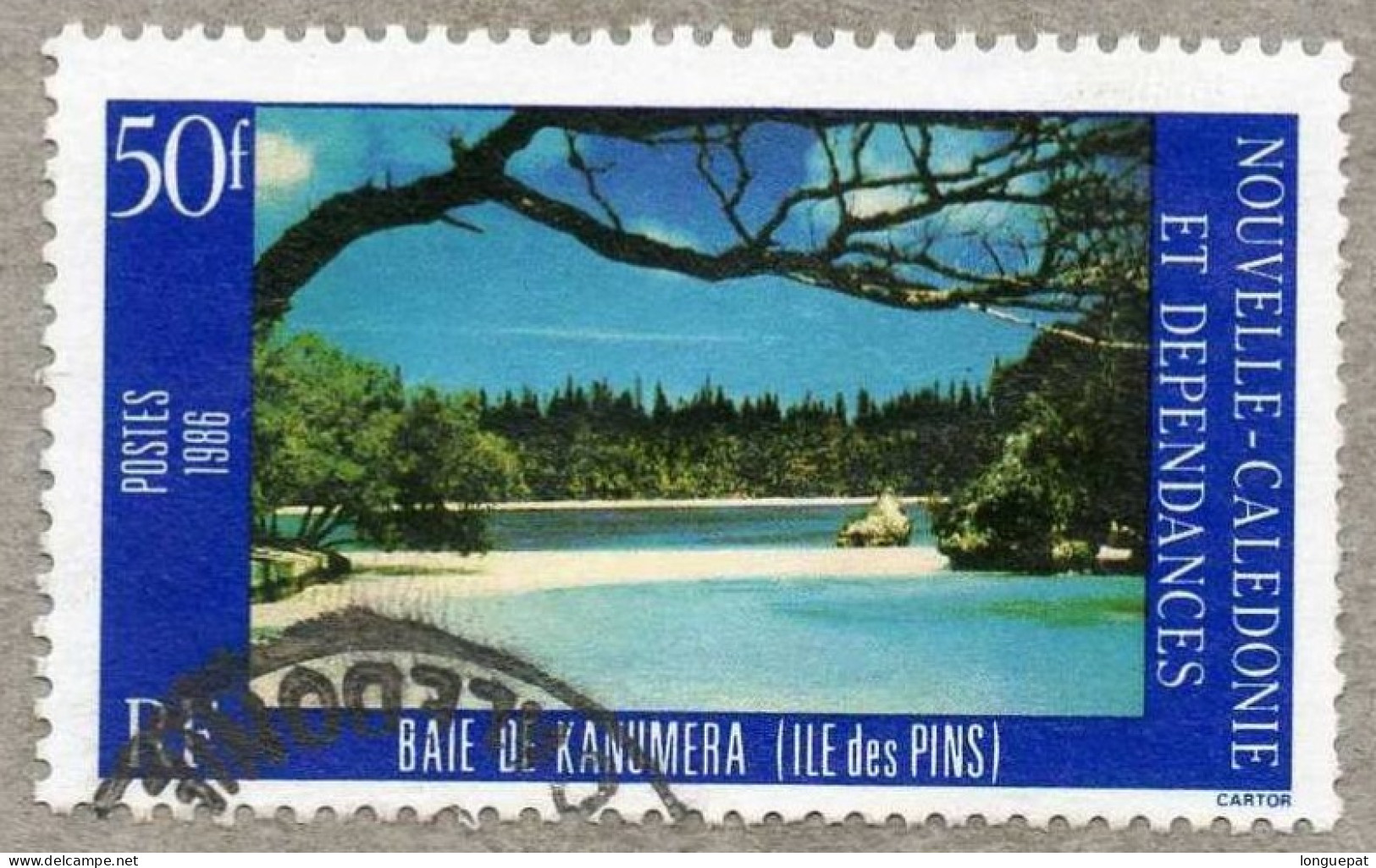 NOUVELLE-CALEDONIE  :  Paysages Régionnaux : Baie De Kanuméra - Oblitérés