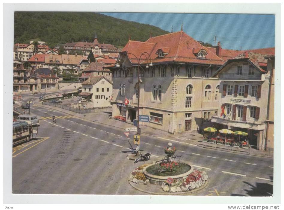 Vallorbe. Place Du Pont. - Orbe