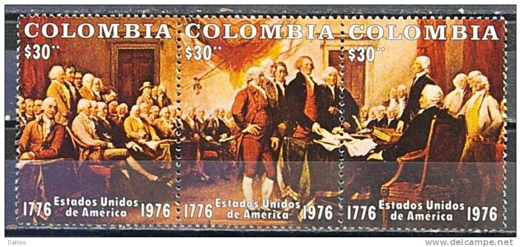 Colombie - 1976 - Déclaration De L'indépendance - Neufs - Us Independence