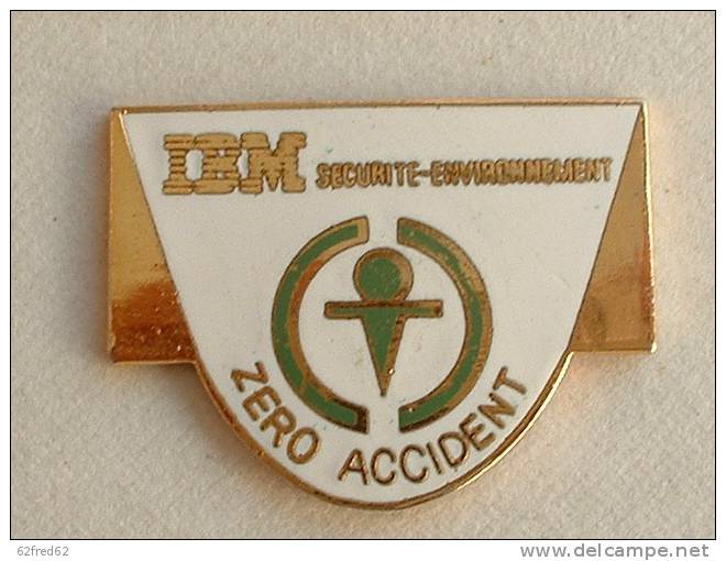 Pin´s IBM - ZERO ACCIDENTS - Computers