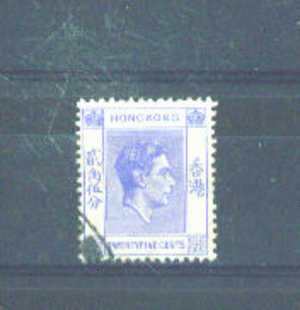 HONG KONG - 1938 George VI 25c FU - Used Stamps