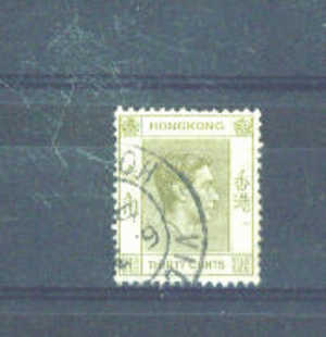 HONG KONG - 1938 George VI 30c FU - Usados