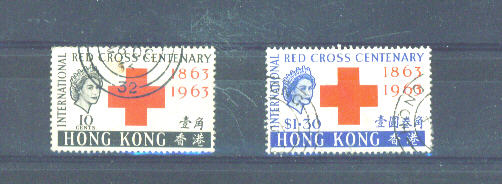 HONG KONG - 1963 Red Cross FU - Used Stamps