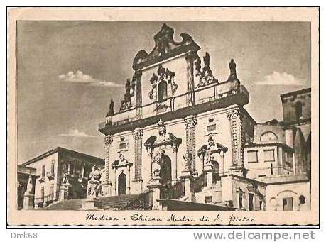 MODICA ( RAGUSA ) CHIESA MADRE DI S. PIETRO -1943 - Modica