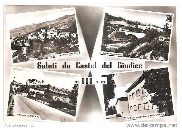 47037)cartolina Illustratoria Località Di Castel Del Giudice - Isernia