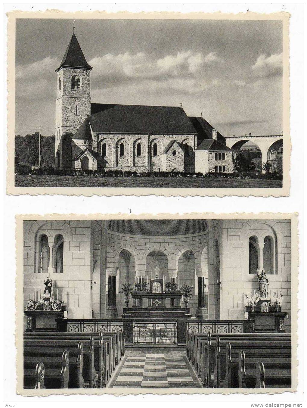16575  -    Environs  De  Saint-Vith -    Born   église   -    2  Cartes - Sankt Vith