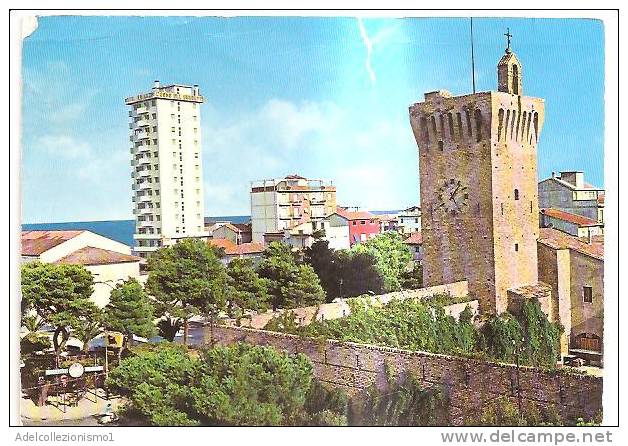 47064)cartolina Illustratoria Porto Recanati - Scorcio Panoramico - Massa