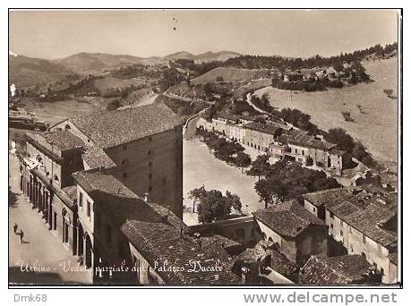 URBINO ( PESARO ) VEDUTA PARZIALE DEL PALAZZO DUCALE  - 1957 - Urbino