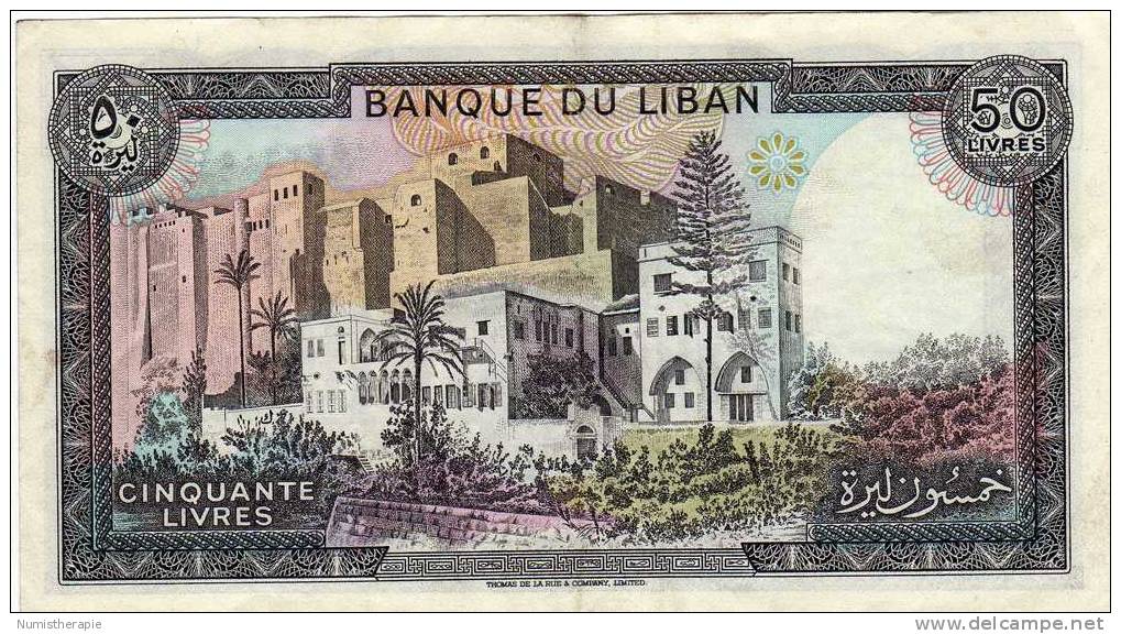 Liban Lebanon : 50 Livres 1988 : Très Bon Etat : #3360565 - Liban