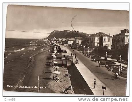 PESARO - PANORAMA DAL MARE - 1955 - Urbino