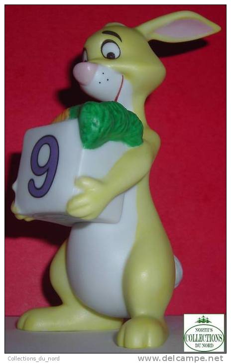 Rabbit From Winnie The Pooh Porcelain Figure Disney 93mm / Figurine Lapin - Porcelaine - Disney