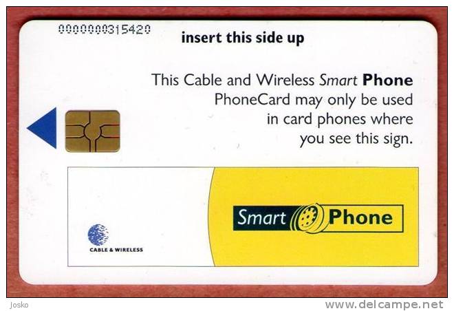BDS $40 - Smart Phone ( Barbados Chip Card ) Cable & Wireless - Barbados (Barbuda)