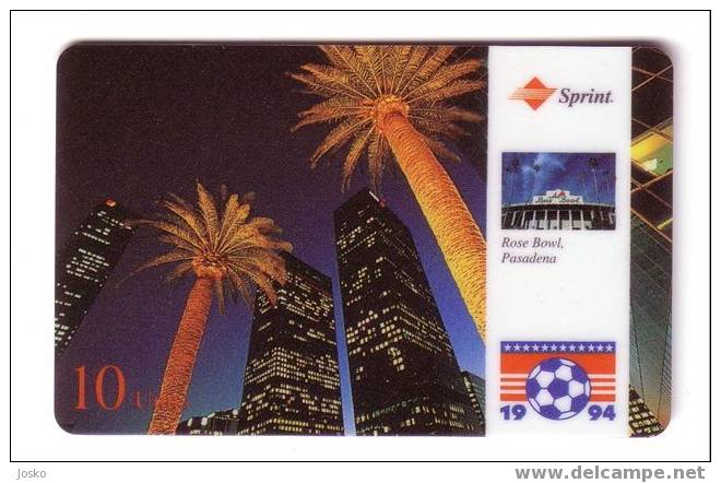 FIFA WORLD CUP USA 1994 Rose Bowl Stadium Pasadena (Sprint) Football Soccer Fussball Calcio Stade Stadio Stadion Estadio - Sprint