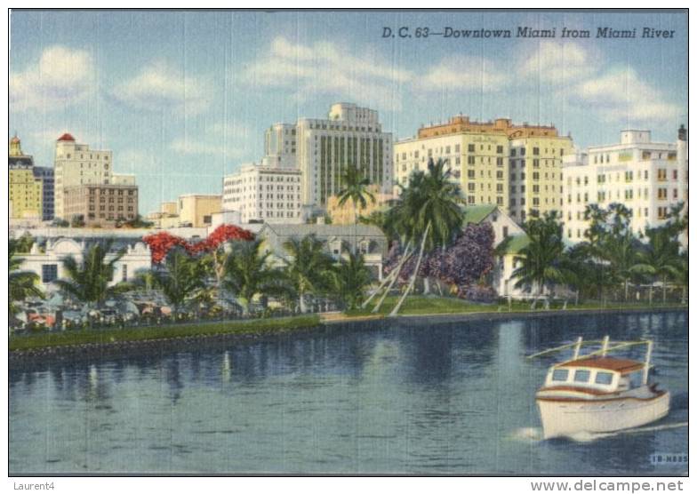 (596) Old USA Postcard - Carte Ancienne Des USA - Miami - Miami