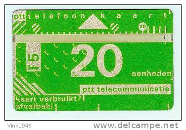 D004A, NETHERLANDS 1987, 2E SET,FL 5,00, NICE USED/MOOI GEBRUIKT, SEE SCAN (T 1017) - Openbaar