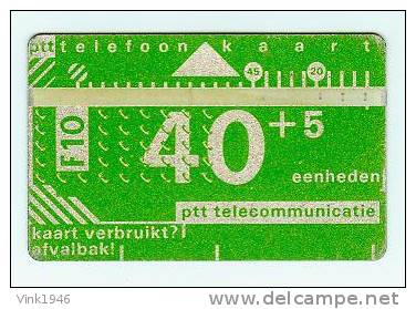 D005A,NETHERLANDS 1987, 2E SET, FL 10.00, NICE USED/MOOI GEBRUIKT, SEE SCAN, (T 1018) - Openbaar