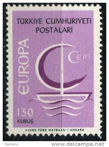 PIA - TURCHIA  - 1966  : Europa  - (Yv 1796-97) - Unused Stamps