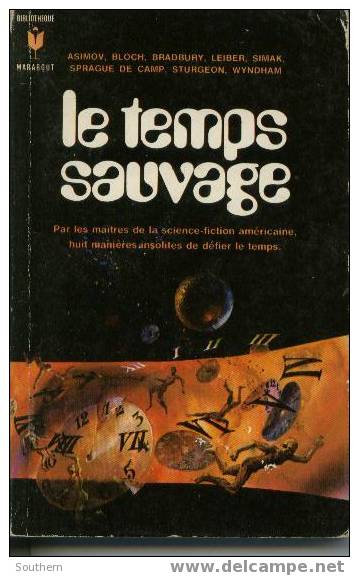 Marabout SF N° 377  " Le Temps Sauvage " Asimov Collectif  Détail Ci-dessous +++BE+++ - Marabout SF